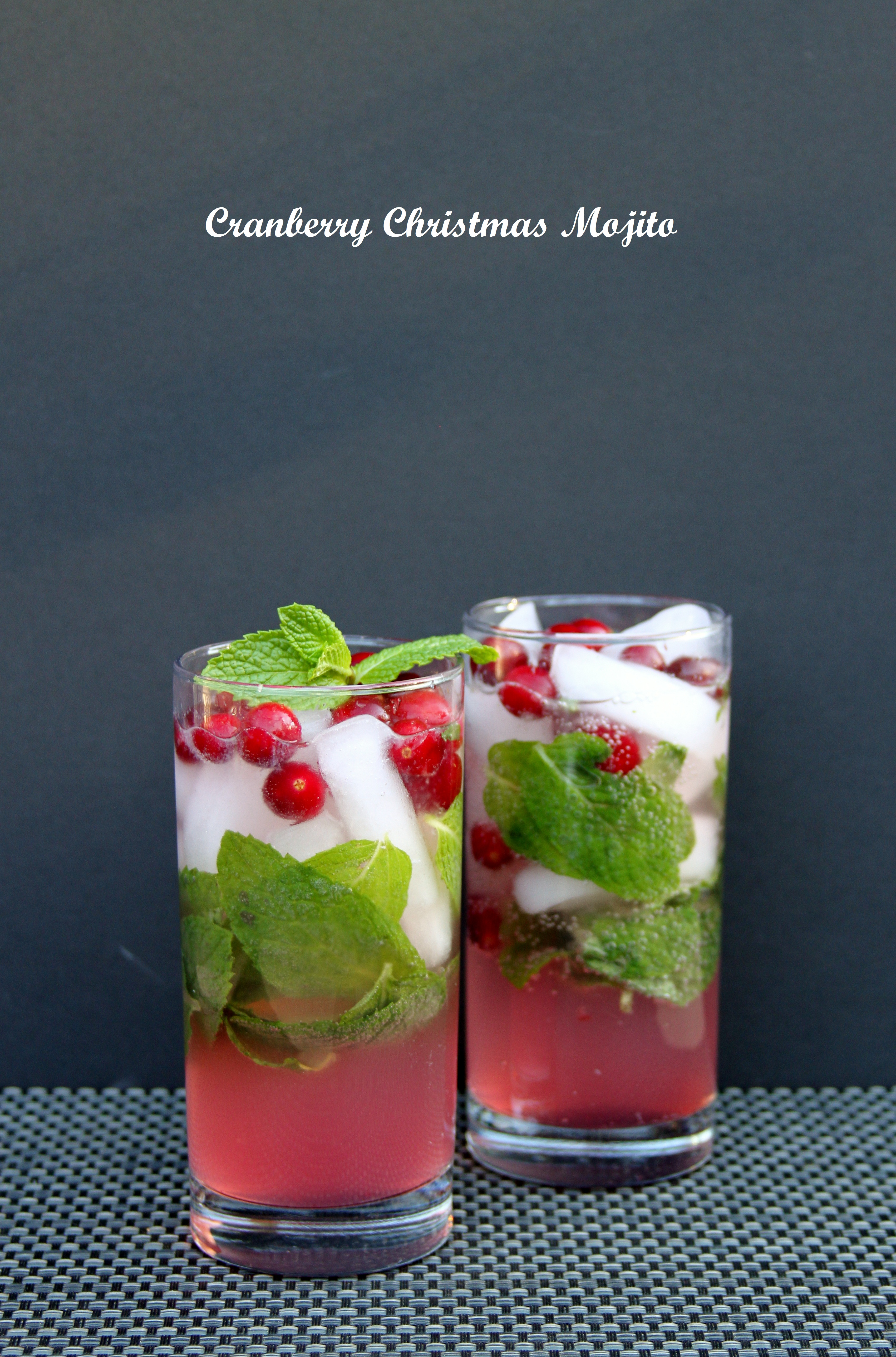 Cranberry Mojito Cocktail2